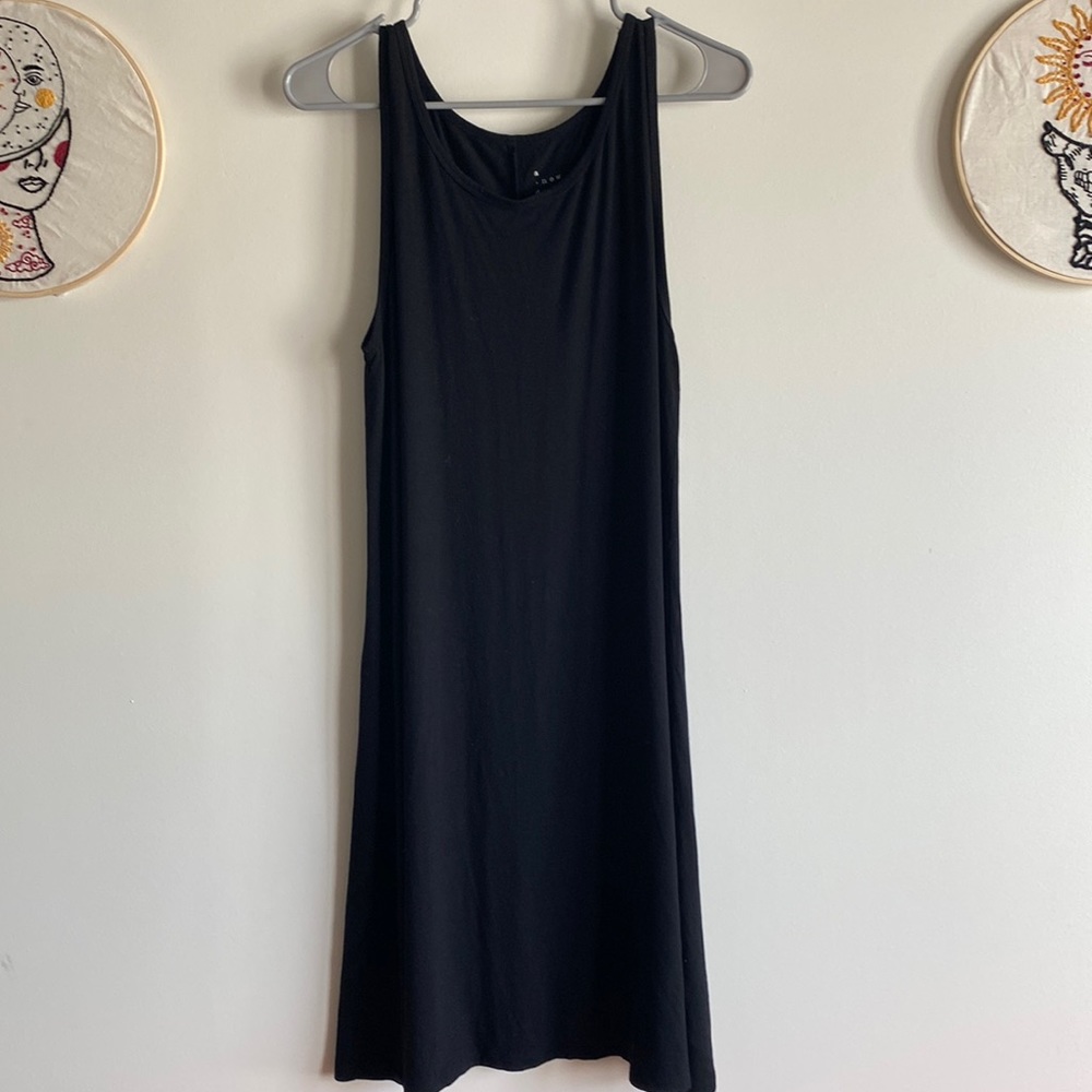 Black jersey dress